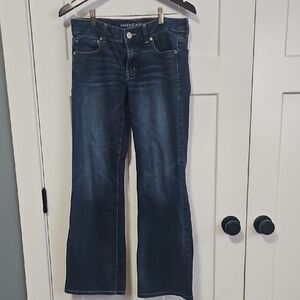 American Eagle Outfitters Dark Blue Boyfriend Jeans